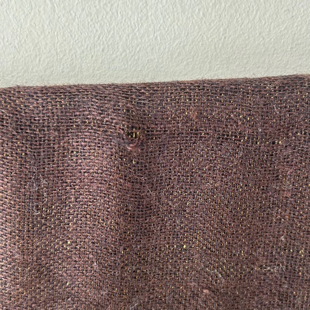 Reversible Butterfly Olive & Brown Scarf - Picture 15 of 16
